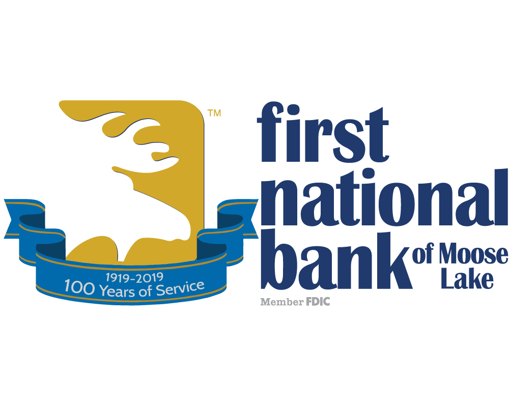 Thumb First National Bank of Moose Lake: 100 Year Anniversary Logo